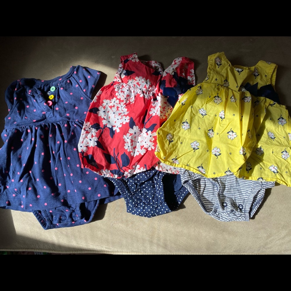 Bundle of 3 onesies/Dresses